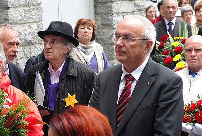 In seiner Rede bei der Gedenkveranstaltung für das ehemalige KZ Loibl Nord betonte Bischof Bünker die Bedeutung des Erinnerns.