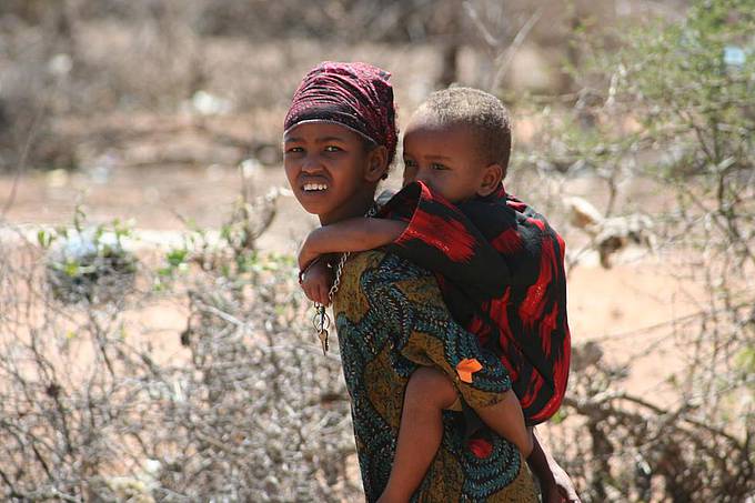 Vor allem Kinder leiden unter der schlimmen Dürre. Foto: Diakonie Katastrophenhilfe