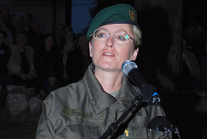 Militäroberkurat Susanne Baus (1965-2013); (Foto: MilPfarreNÖ3)