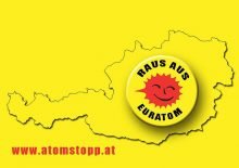 Die Homepage www.raus-aus-euratom.at bietet neben ausführlichen Infos auch eine Fülle an Kampagnenmaterial zum Download.