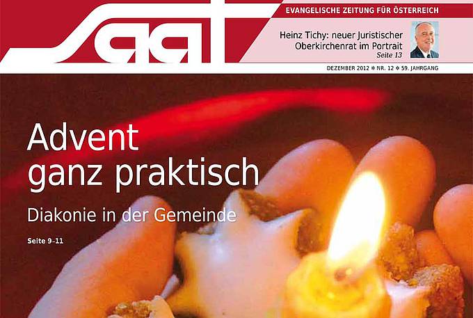 Mit Diakonie in der Pfarrgemeinde beschäftigt sich die aktuelle Ausgabe der "SAAT - Evangelische Zeitung für Österreich".