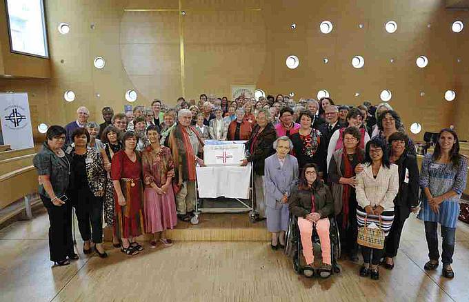 In der Wiener Donaucity-Kirche wurde der 60. Weltgebetstag der Frauen in Österreich gefeiert. Foto:Weltgebetstag der Frauen