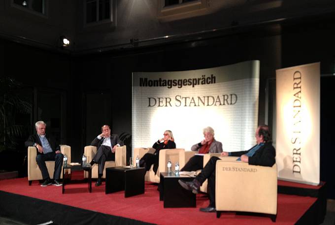 "Wieviel Moral braucht die Politik?" fragten sich Kurt Palm, Wolfgang Müller-Funk, Emmy Werner und Susanne Heine.