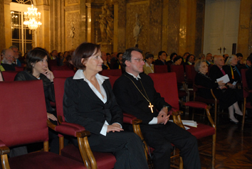 Reformationsempfang 2007. Im Vordergrund Bischof Herwig Sturm und Gattin Gertrude