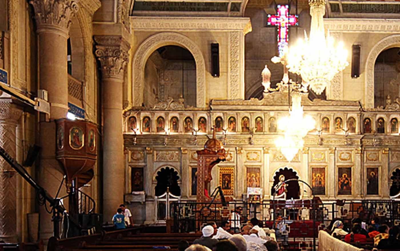 Vor der koptischen St. Markus-Kathedrale in Alexandria hat einer der furchtbaren Anschläge gegen Kopten in Ägypten stattgefunden. Foto: wikimedia/Roland Unger