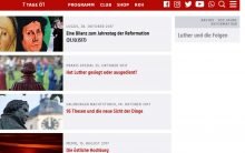 Beiträge zum Ö1-Schwerpunkt anlässlich des Reformationsjubiläums können online nachgehört werden. Foto: Ö1/Screenshot