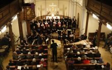 In der Salzburger Christuskirche bringt das "BachWerkVokal Salzburg" das Weihnachtsoratorium von Johann Sebastian Bach zur Aufführung. Foto: BachWerkVokal Salzburg