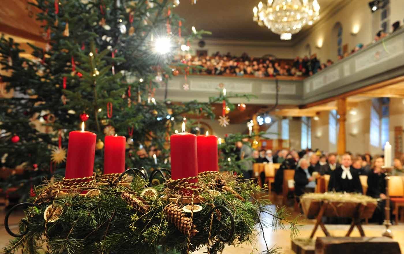 In evangelischen Kirchen in ganz Österreich finden zu Weihnachten zahlreiche Gottesdienste statt, wie hier in Bad Goisern. Foto: epd/Uschmann