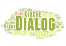 „Die Religionsgemeinschaften sollten noch öfter in Solidarität gemeinsam politisch handeln“, unterstrich die evangelische Theologin Eva Harasta. Grafik: epd