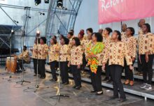 Kommt zum Missionsfest nach Mödling: der Ghana Minstrel Choir. Foto: epd/Uschmann