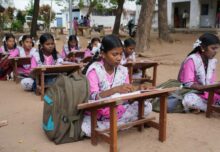 Mädchen in einem Schulprojekt in Südindien. Foto: Katharina Huber