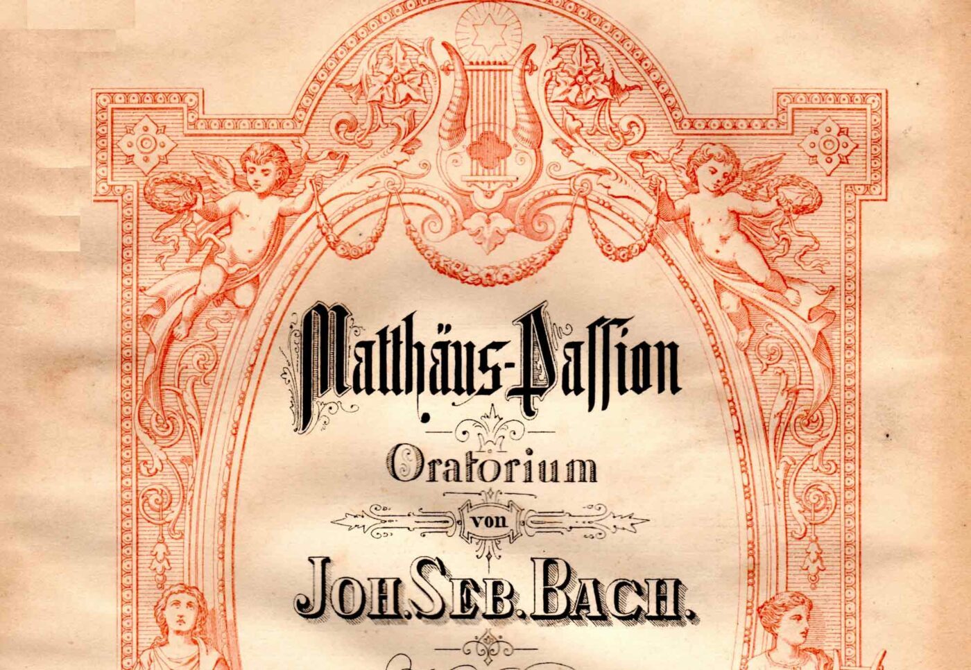 Am Ende der Matthäuspassion von Johann Sebastian Bach erklingen leise Töne der Hoffnung. Dem Karfreitag folgt Ostern. Foto: wikimedia