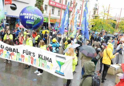"Religions for Future" ruft Menschen aller Religionsgemeinschaften zur Teilnahme am Klimastreik auf. Foto: epd/M. Uschmann