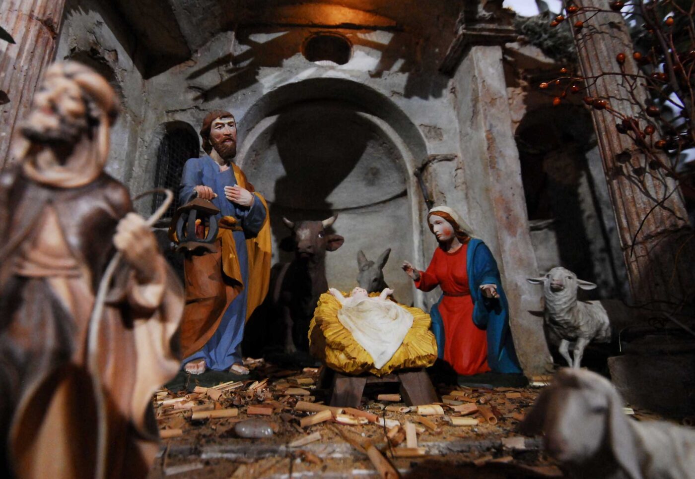 „Das Bild der ´Heiligen Familie´ im Stall von Bethlehem vor Augen, hängen die Erwartungen an ein schönes, friedvolles Fest hoch. So hoch, dass sie nicht selten enttäuscht werden“, schreibt Maria Katharina Moser. (Foto: epd/Uschmann)