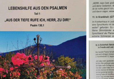 Die Broschüre „Lebenshilfe aus den Psalmen“ wird nach 17.000 verteilten Exemplaren 2023 in fünfter Auflage erscheinen. Außerdem wird es einen Teil 2 geben. (Foto: epd/Trojan)