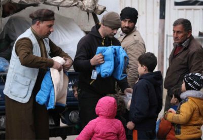 Die Diakonie Katastrophenhilfe unterstützt die notleidende Bevölkerung nach der Erdbebenkatastrophe im syrisch-türkischen Grenzgebiet. (Foto: Diakonie Katastrophenhilfe)