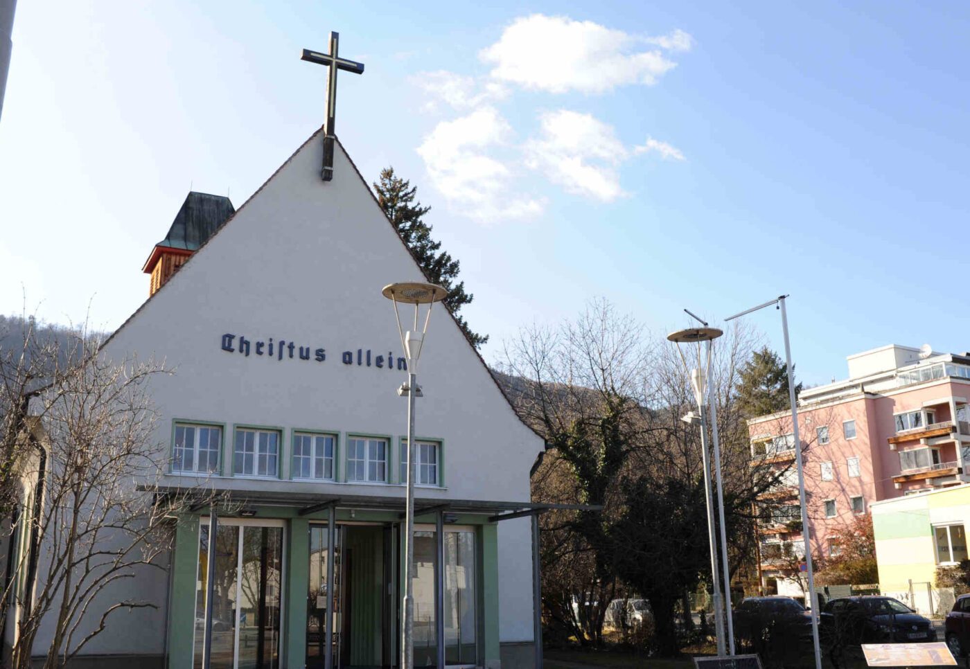 Am Sonntag, 26. Februar, feiern die Christuskirche in Graz und die „12 Apostel-Gemeinde“ im norddeutschen Delmenhorst gemeinsam einen Hybrid-Gottesdienst. Foto: epd/Uschmann.