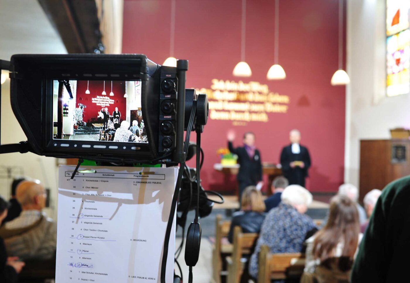 Aus der Zwinglikirche im 15. Wiener Gemeindebezirk wird der TV-Gottesdienst am 12. März übertragen. (Foto: epd/Uschmann)