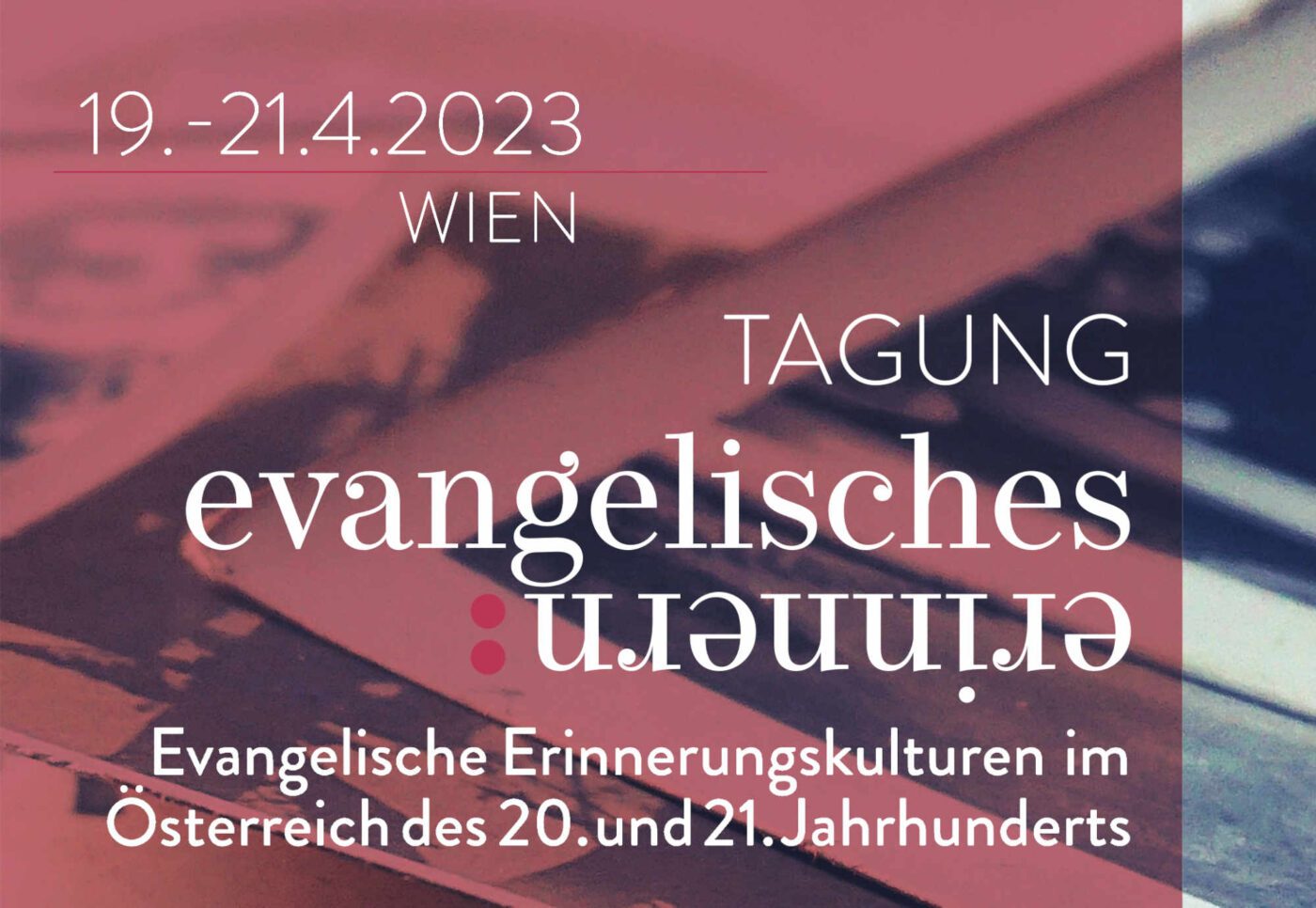 Mit „Erinnern“ im Allgemeinen und im Kontext der österreichischen Protestantismusgeschichte im Besonderen befasst sich die Tagung „evangelisches:erinnern“ in Wien. (Foto: pexels/Suzy Hazelwood)