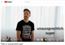Pfarrer Stefan Grauwald im Teaser zur neuen Videoreihe „unaussprechlich super“. (Screenshot: epd)