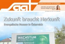 Die September-”SAAT” stellt die evangelischen Museen in Österreich vor. (Grafik: EPV)