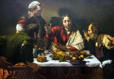 „Abendmahl von Emmaus“ von Michelangelo Merisi de Caravaggio: Das Ritual des Mahls gibt dem Alltag Halt, erklärt Bischof Chalupka. (Foto: Depositphotos / Flik47)