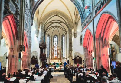 Die einwöchige 9. Vollversammlung der GEKE fand in Hermannstadt/Sibiu statt. Zentraler Tagungsort war die Evangelische Stadtpfarrkirche. (Foto: GEKE)