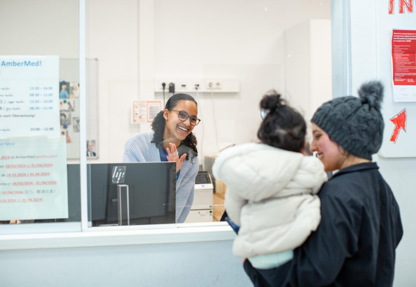 Das Team von AmberMed betreut Menschen ohne Versicherungsschutz. (Foto: Diakonie Flüchtlingsdienst/Heidrun Henke)